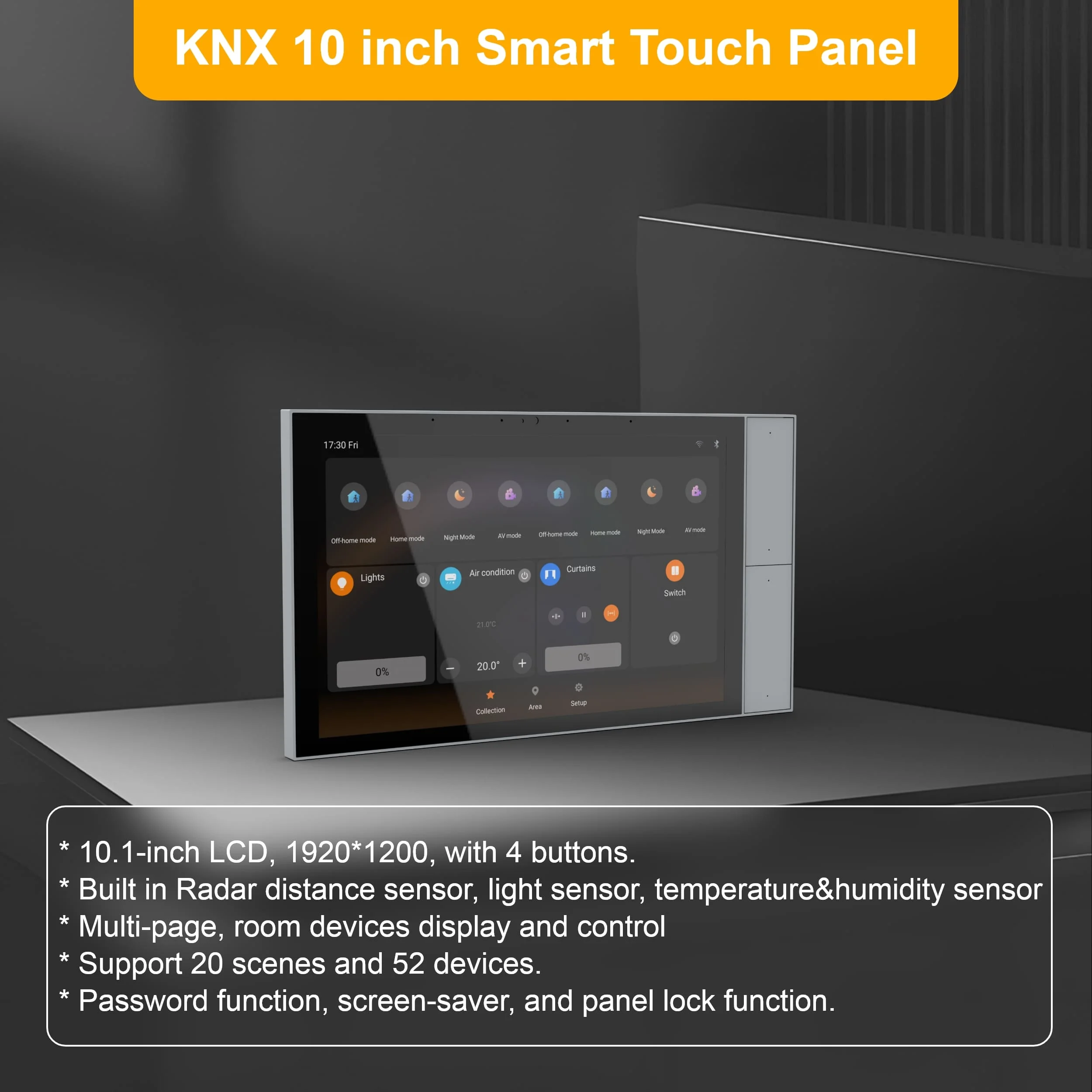 Smart Home Automation - 2026 Smart Touch Panel for Bus