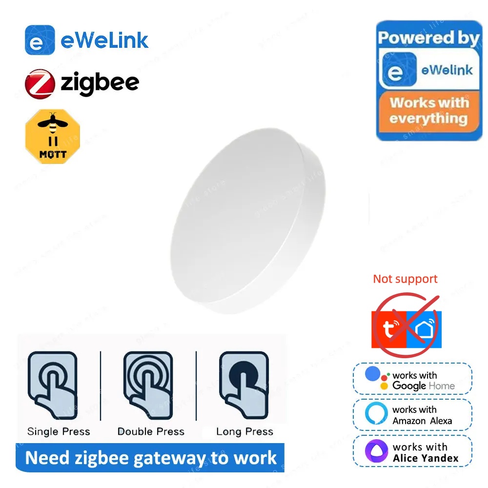 Smart Home Bridge - New Zigbee Button Scene Switch Wireless
