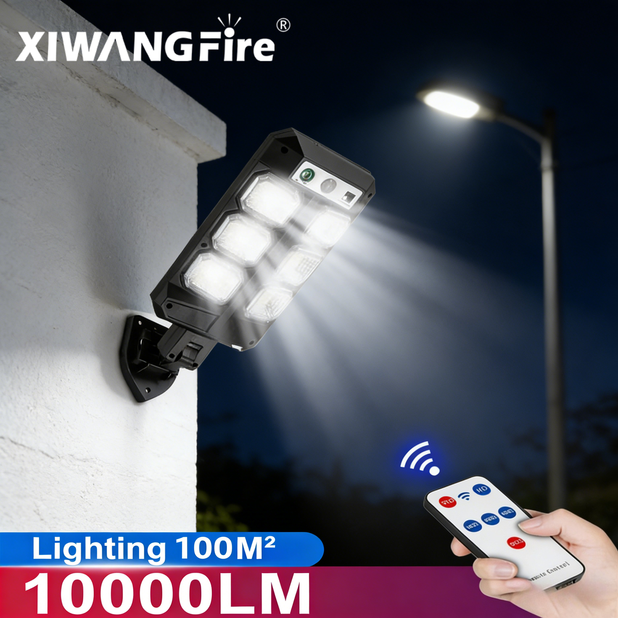 Motion Sensor Light - Outdoor Solar Street Lights, Waterproof Motion