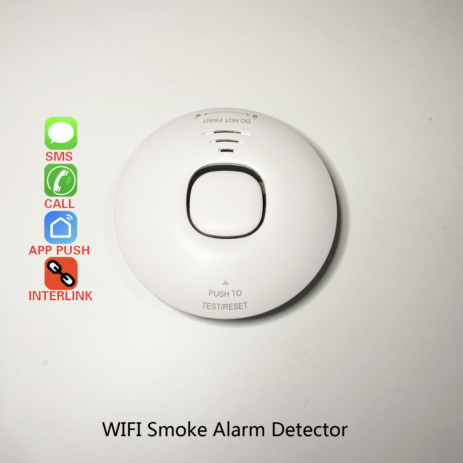 Smart Smoke Detector - 1Pcs Home Security Fire Alarm 2.4G