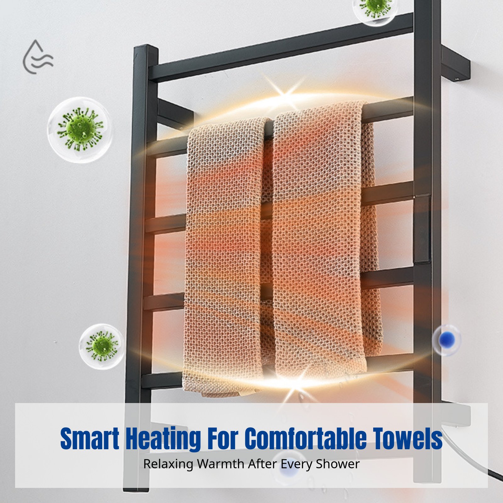 Smart Home - Smart Electric Towel Rack, Heated Towel