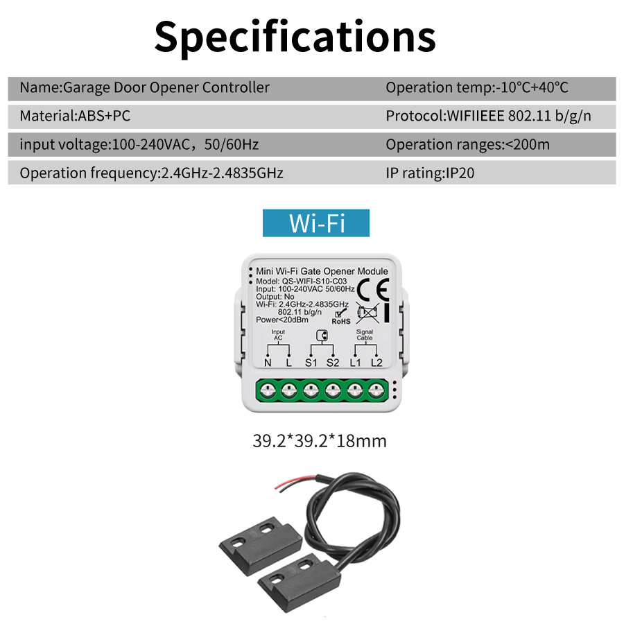 Tuya Smart Garage Door Switch  - Smart Home Yandex のレビューと価格