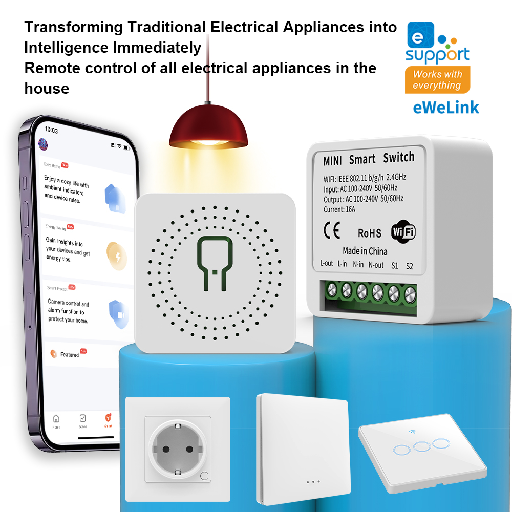 eWeLink WiFi Smart Switch Modu - Smart Home Wifi Hub のレビューと価格