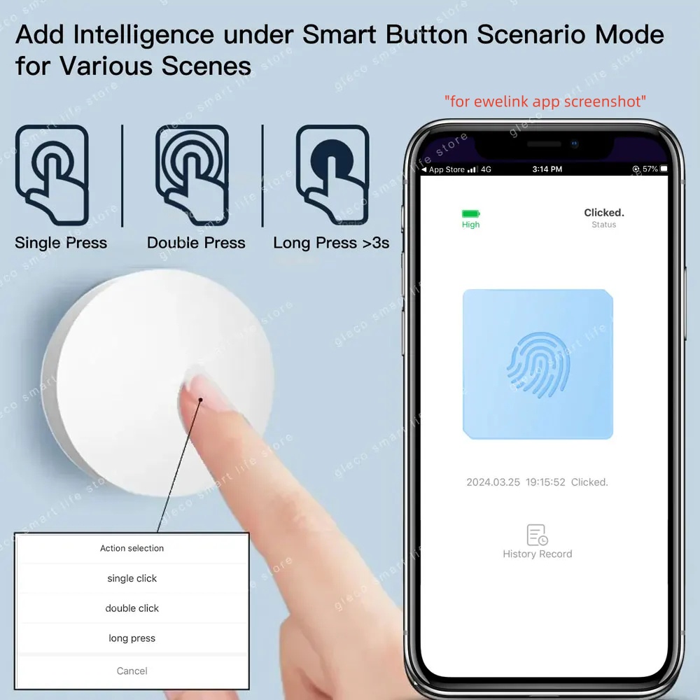 New Zigbee Button Scene Switch - Smart Home Bridge のレビューと価格