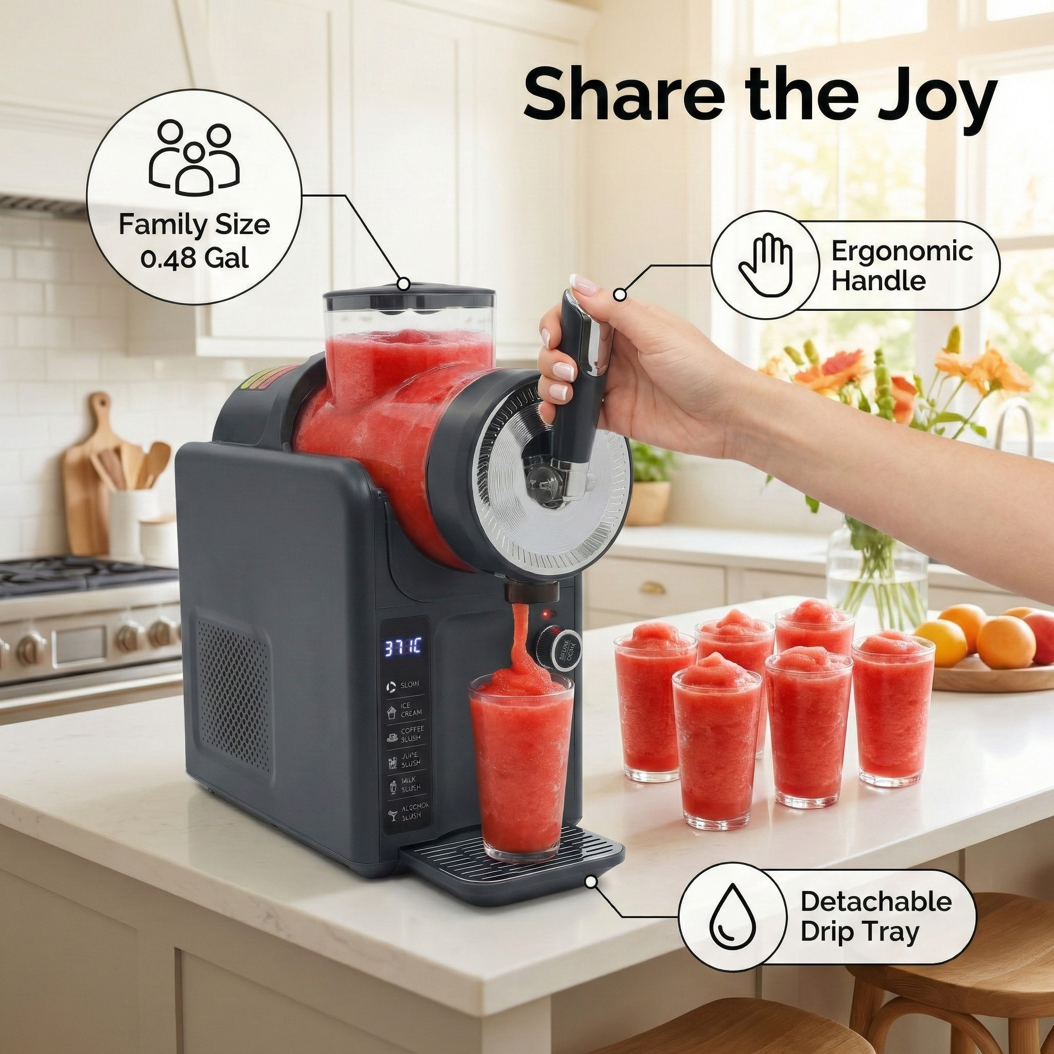 Commercial Slushy Machine Coun - Smart Home Kitchen のレビューと価格