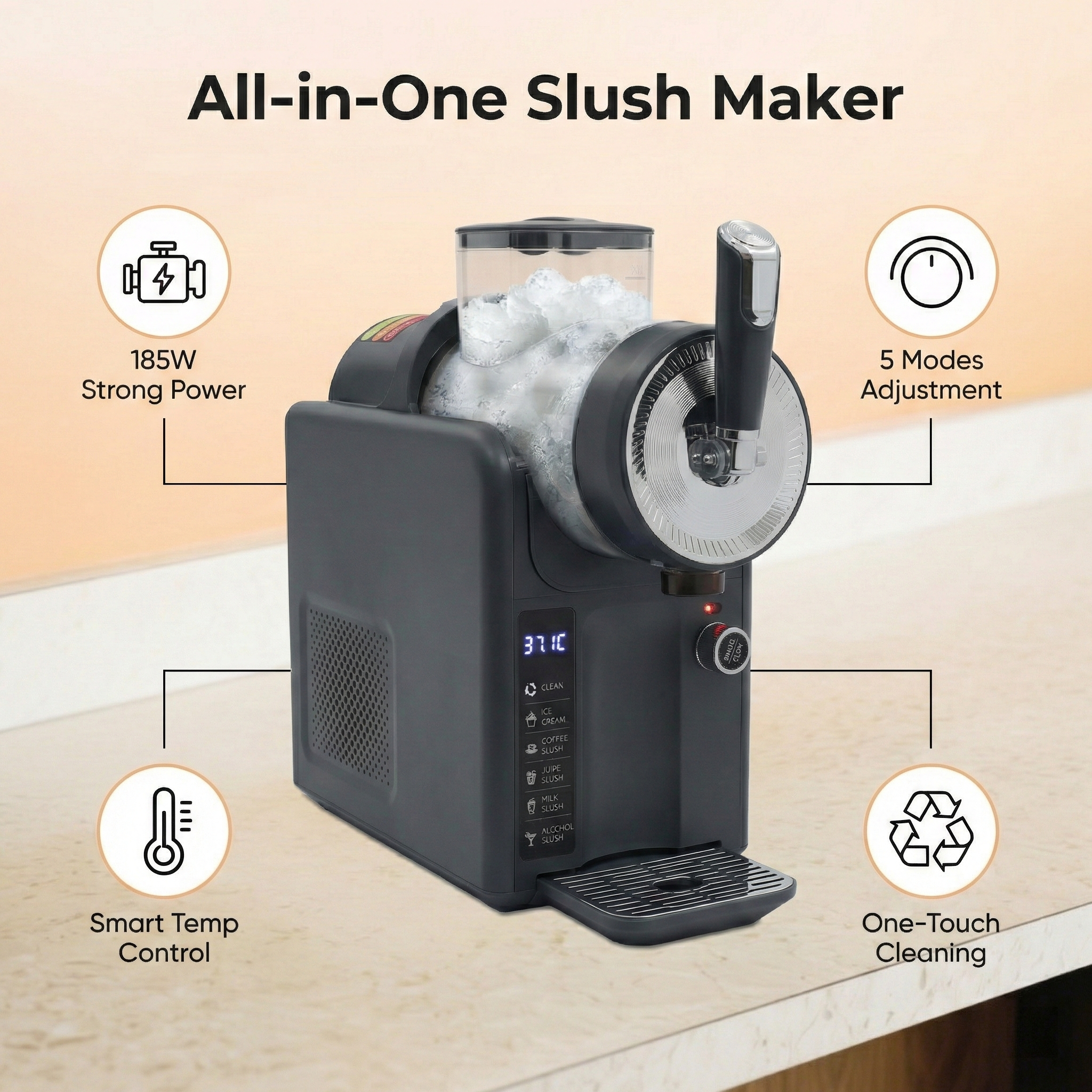 Commercial Slushy Machine Coun - Smart Home Kitchen のレビューと価格