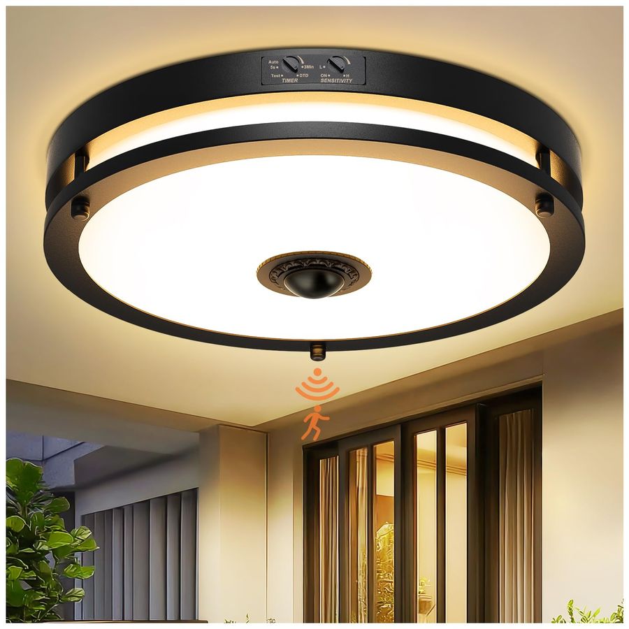 LED Motion Sensor Outdoor Ceil - Motion Sensor Light のレビューと価格