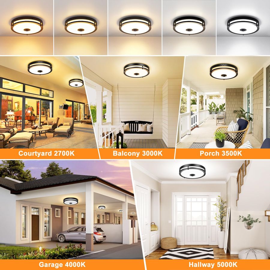 LED Motion Sensor Outdoor Ceil - Motion Sensor Light のレビューと価格