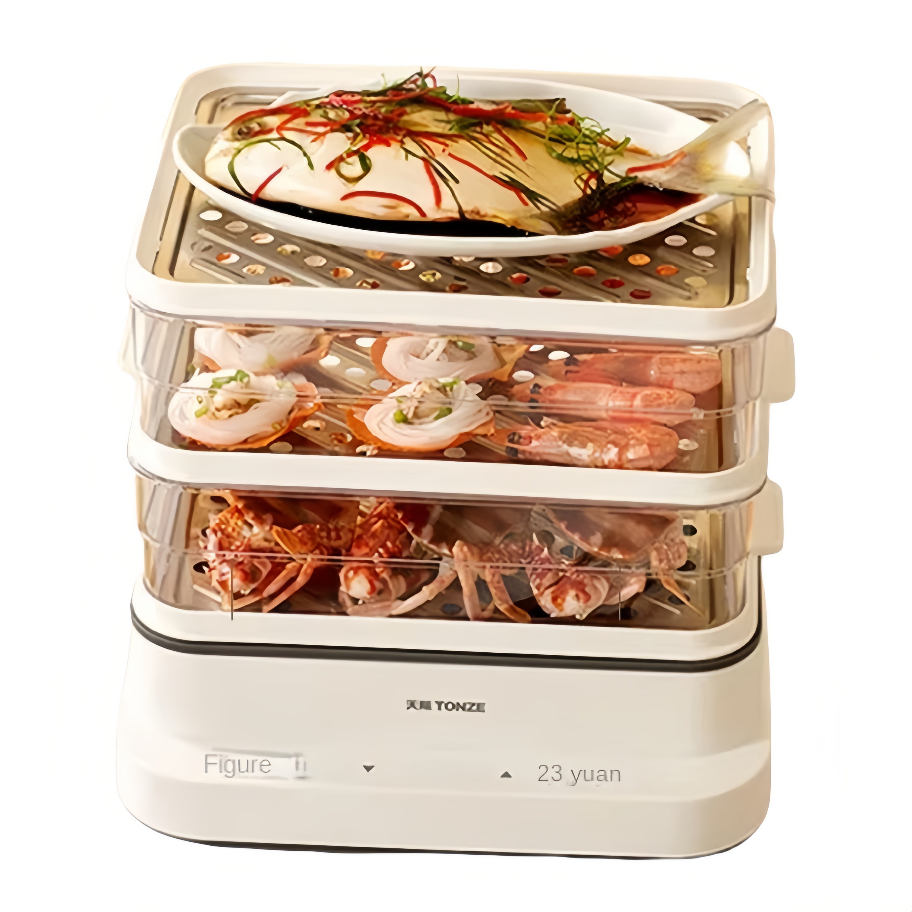 32L Smart Electric Steamer - 3 - Smart Home Kitchen のレビューと価格