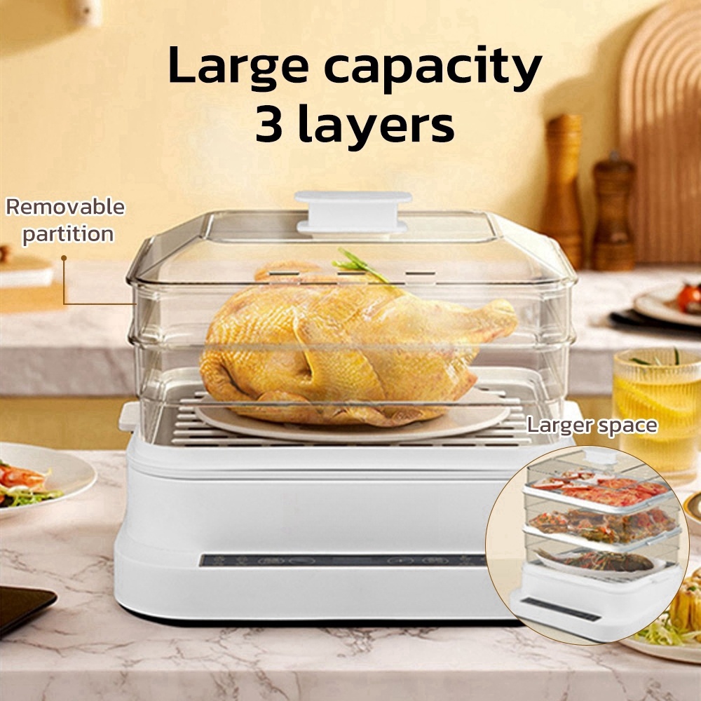 32L Smart Electric Steamer - 3 - Smart Home Kitchen のレビューと価格
