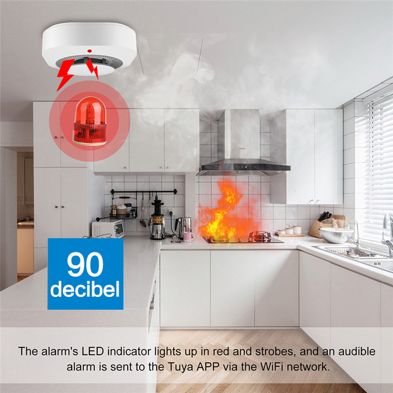 Tuya WiFi Smoke Detector Senso - Smart Smoke Detector のレビューと価格