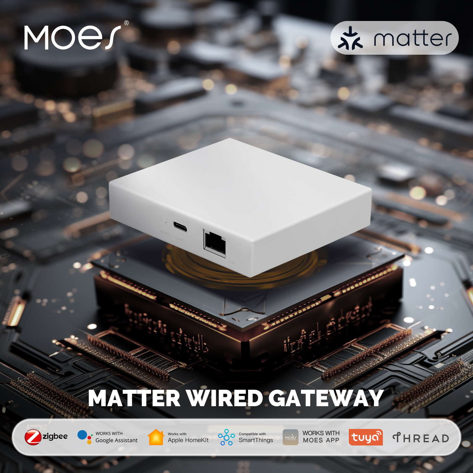 MOES Tuya Zigbee Matter Thread - Smart Home Bridge のレビューと価格
