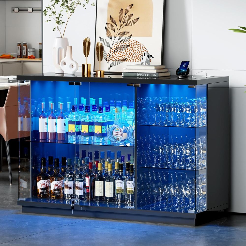 Glass Display Cabinet with Loc - Motion Sensor Light のレビューと価格