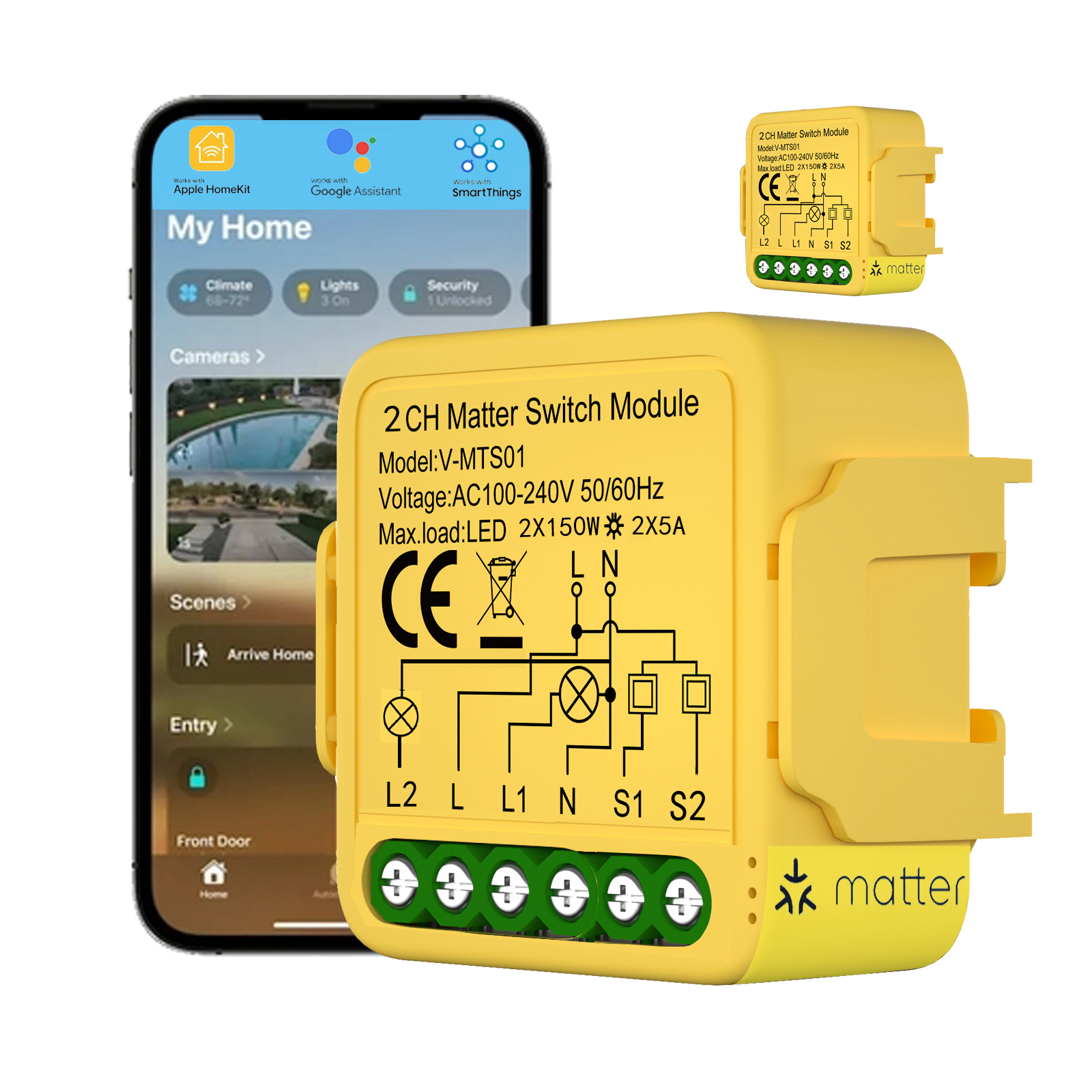 Matter Smart Switch Module WIF - Smart Home Automation のレビューと価格