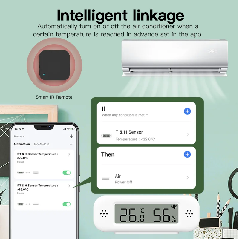 Tuya Zigbee 3.0 Mini Temperatu - Smart Home Yandex のレビューと価格