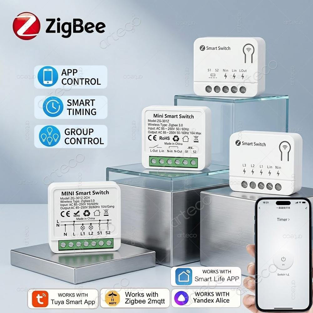 Tuya Zigbee Mini DIY Smart Swi - Smart Home Yandex のレビューと価格