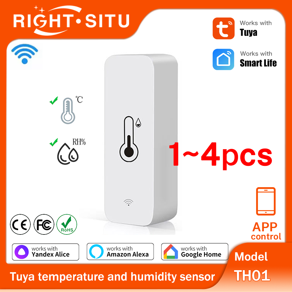 1~4PCS Tuya WiFi Temperature H - Smart Home Yandex のレビューと価格