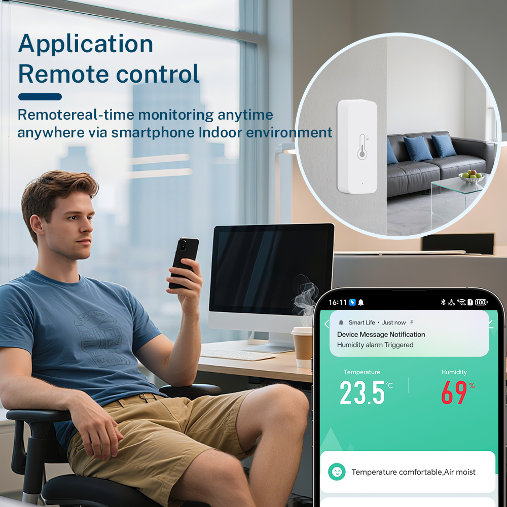 1~4PCS Tuya WiFi Temperature H - Smart Home Yandex のレビューと価格
