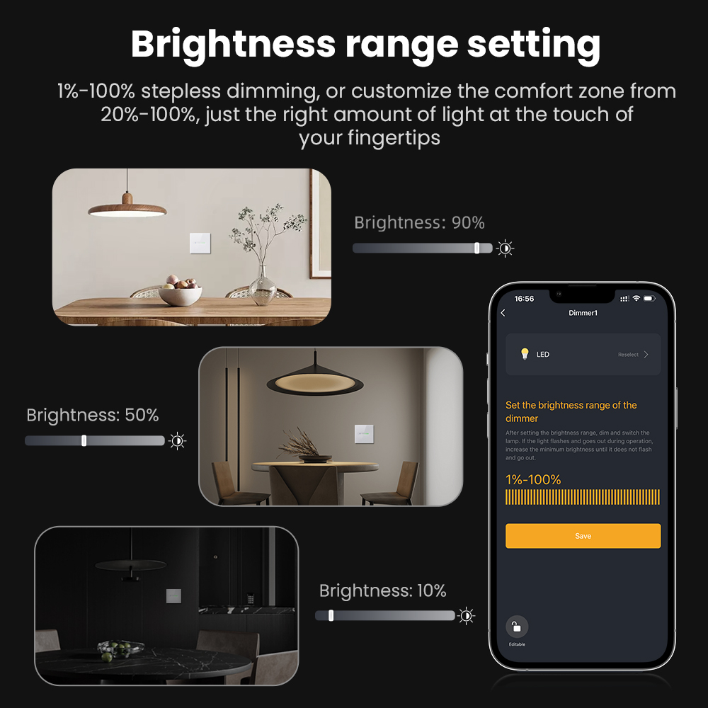 AVATTO WiFi 1/2 Gang Smart Dim - Tuya Smart Switch のレビューと価格