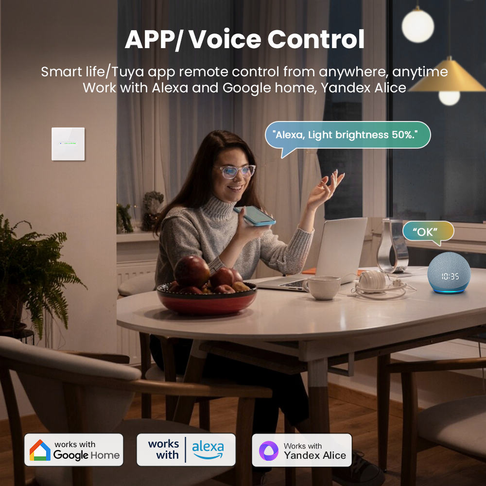 AVATTO WiFi 1/2 Gang Smart Dim - Tuya Smart Switch のレビューと価格