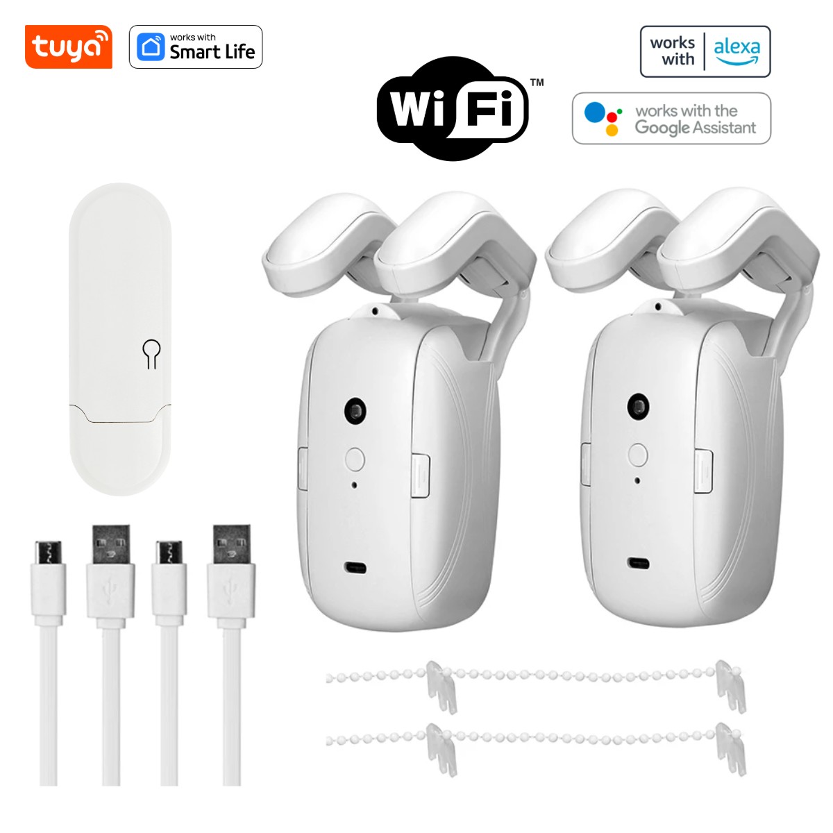 1/2PCS Tuya Smart WiFi Curtain - Smart Home Wifi Hub のレビューと価格