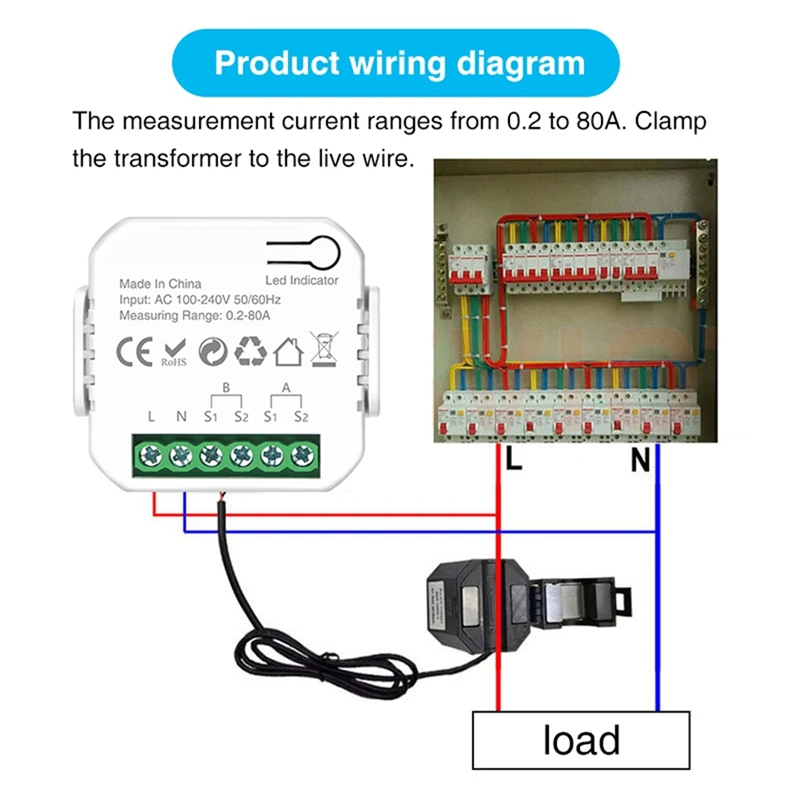 Tuya Wifi Smart Power Meter wi - Smart Home のレビューと価格