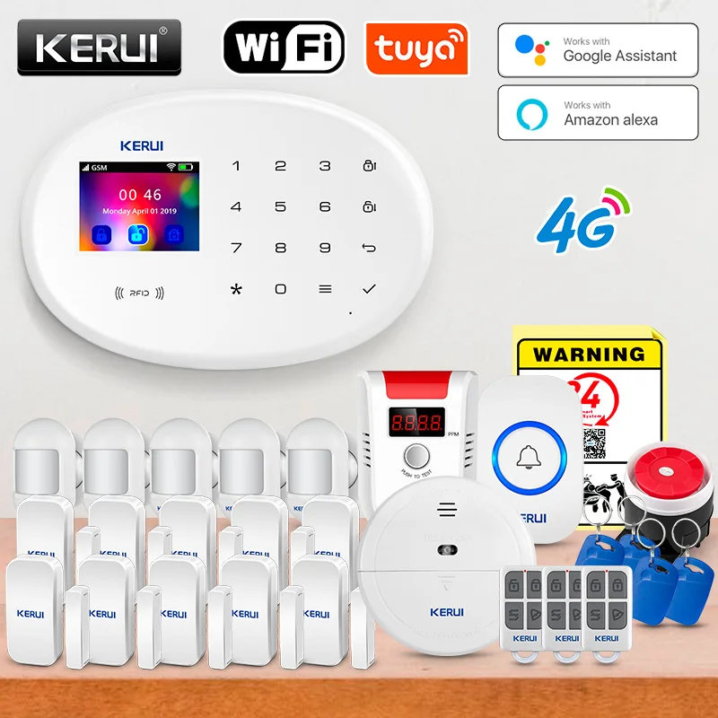 KERUI Tuya Smart Alarm System  - Smart Smoke Detector のレビューと価格