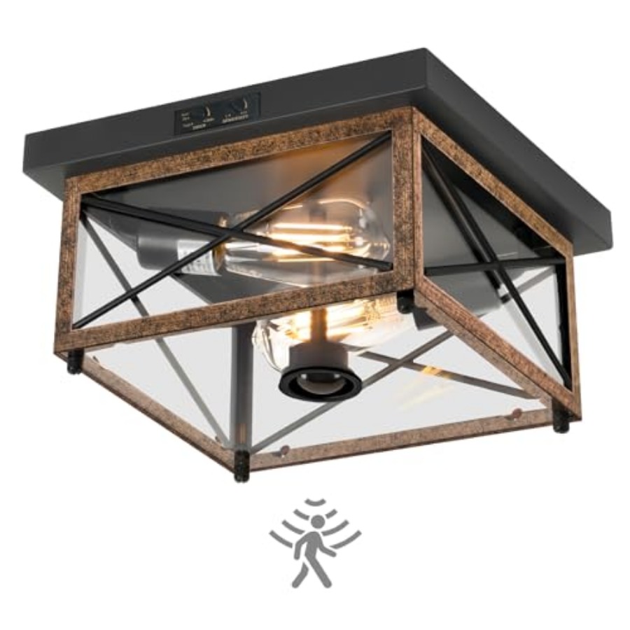 Outdoor Ceiling Light with Mot - Motion Sensor Light のレビューと価格