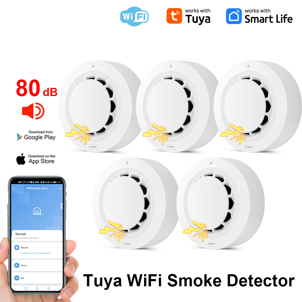 Tuya WiFi Smoke Alarm Fire Pro - Smart Smoke Detector のレビューと価格