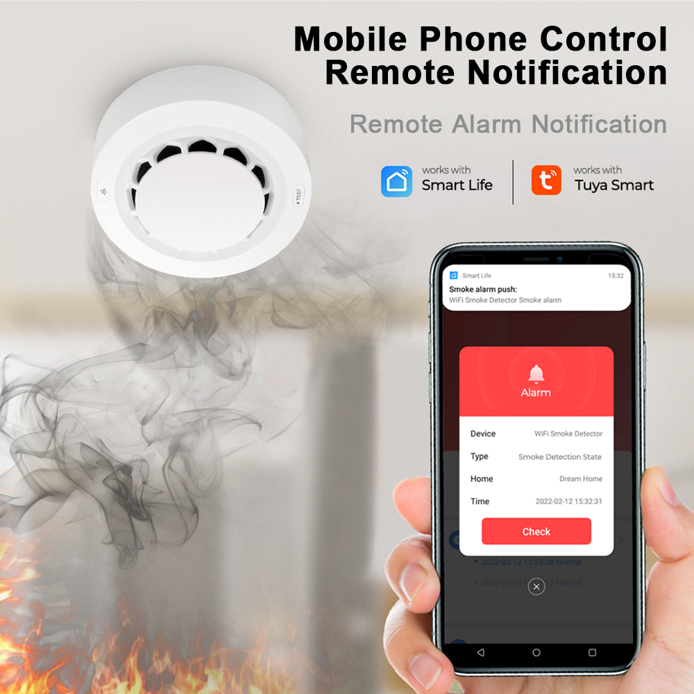 Tuya WiFi Smoke Alarm Fire Pro - Smart Smoke Detector のレビューと価格