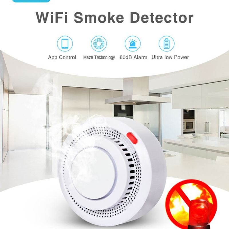 Tuya Smart WIFI Smoke Alarm Fi - Smart Smoke Detector のレビューと価格