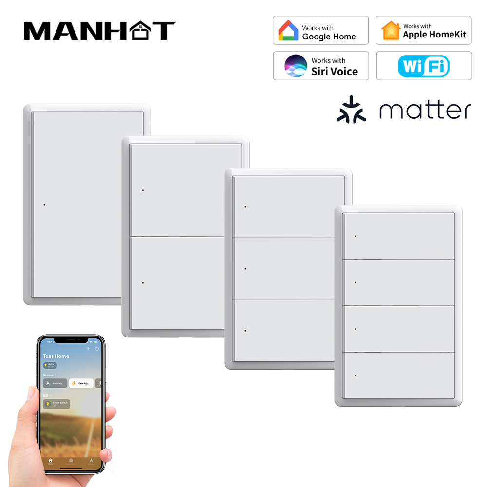 MANHOT Homekit WiFi Smart Swit - Tuya Smart Switch のレビューと価格