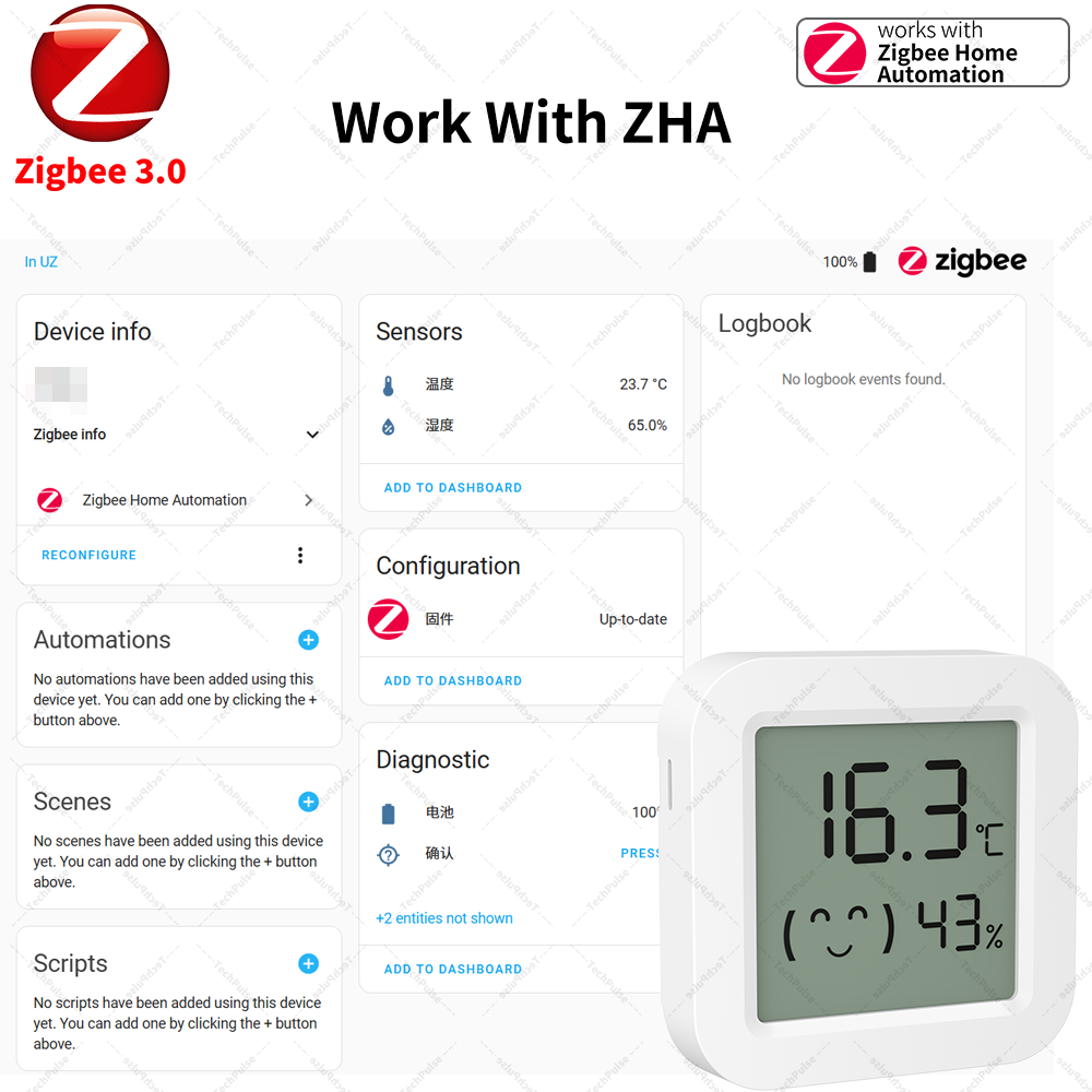 Zigbee 3.0 Sensor Temperature  - Smart Home Yandex のレビューと価格
