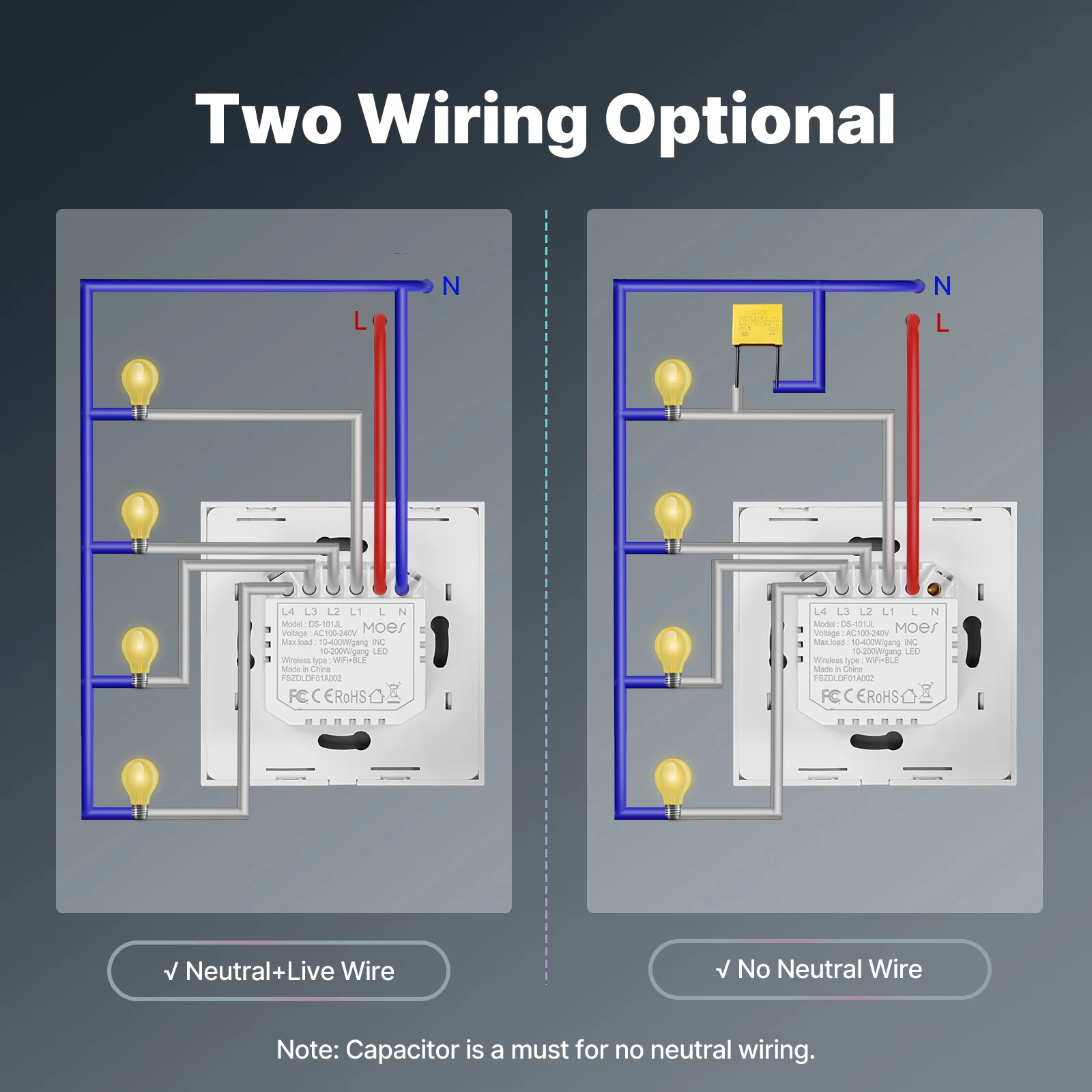 Tuya WiFi Smart Light Switch G - Tuya Smart Switch のレビューと価格