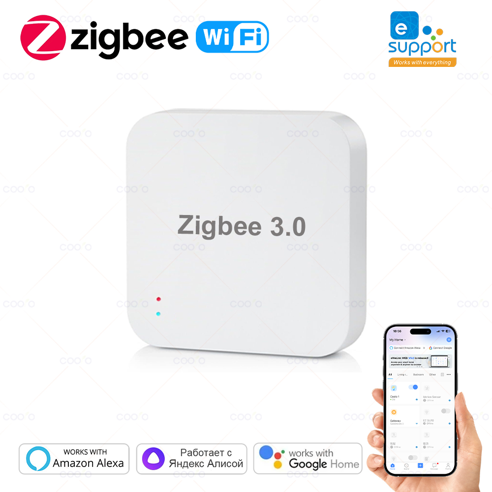 Zigbee 3.0 Gateway Hub Smart H - Smart Home Bridge のレビューと価格