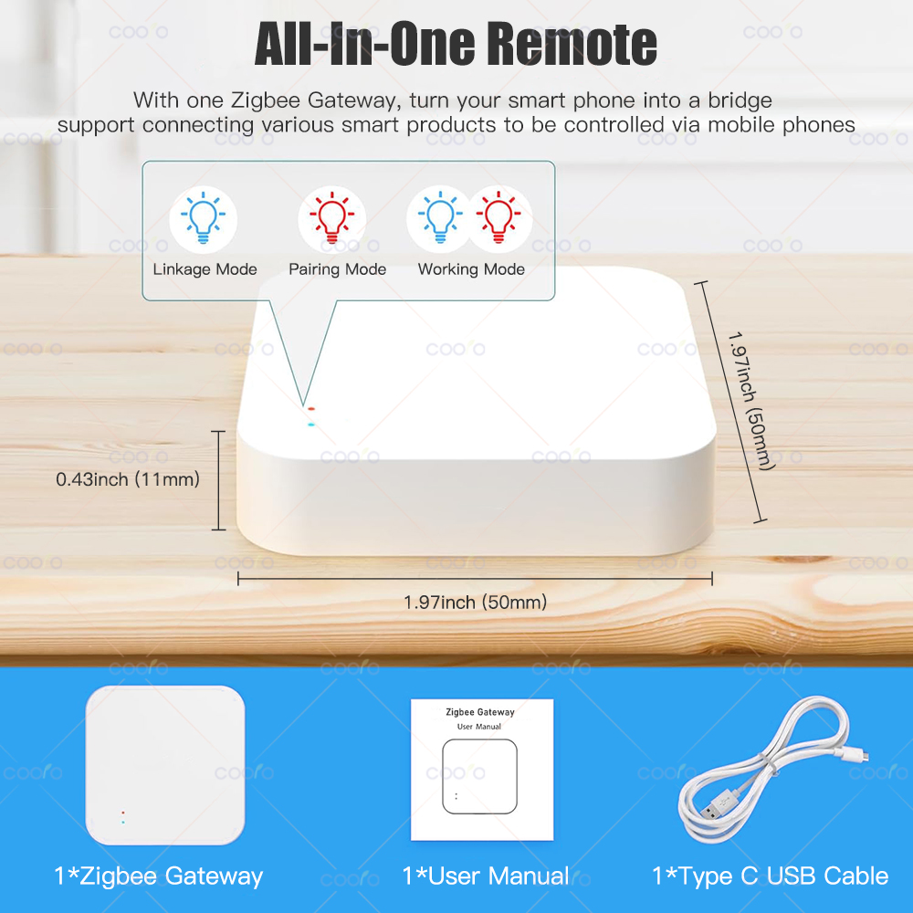 Zigbee 3.0 Gateway Hub Smart H - Smart Home Bridge のレビューと価格