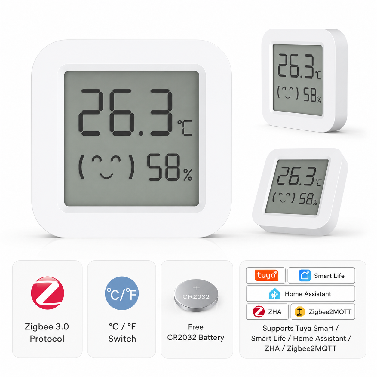 Zigbee2MQTT Tuya Temperature H - Smart Home Yandex のレビューと価格