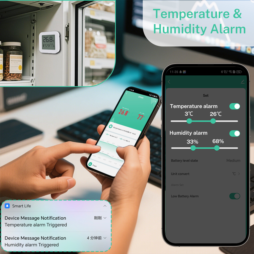 Zigbee2MQTT Tuya Temperature H - Smart Home Yandex のレビューと価格