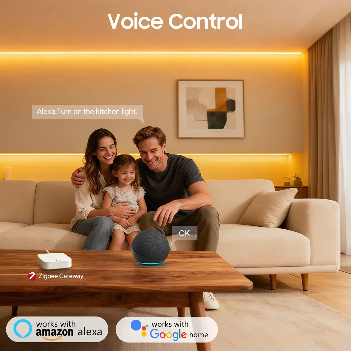 Zigbee 3.0 24V Neon LED Strip  - Smart Home Kitchen のレビューと価格