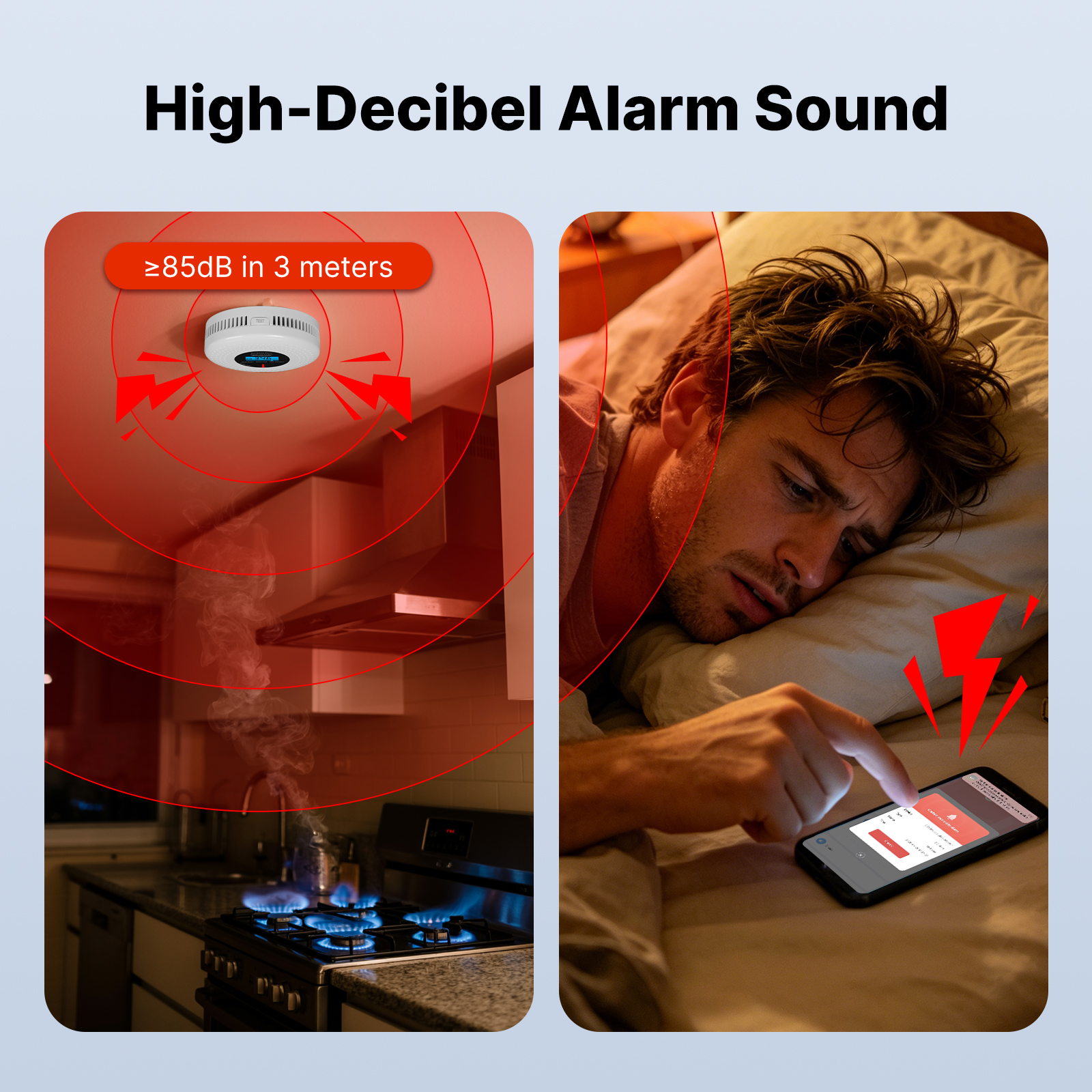 MOES Tuya Zigbee Smart Smoke C - Smart Smoke Detector のレビューと価格