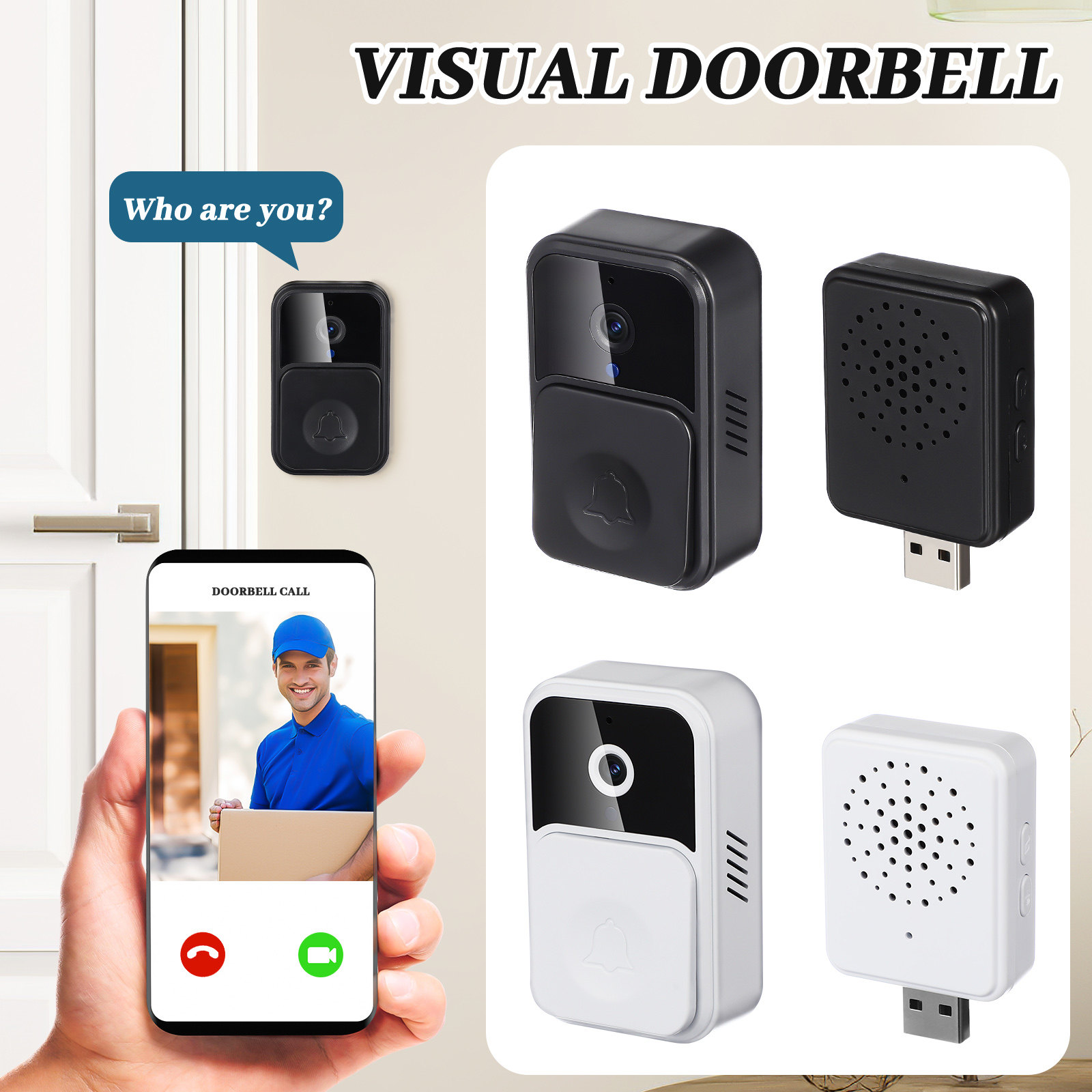 Wireless Video Doorbell Smart  - Smart Home Video Doorbell Installation のレビューと価格