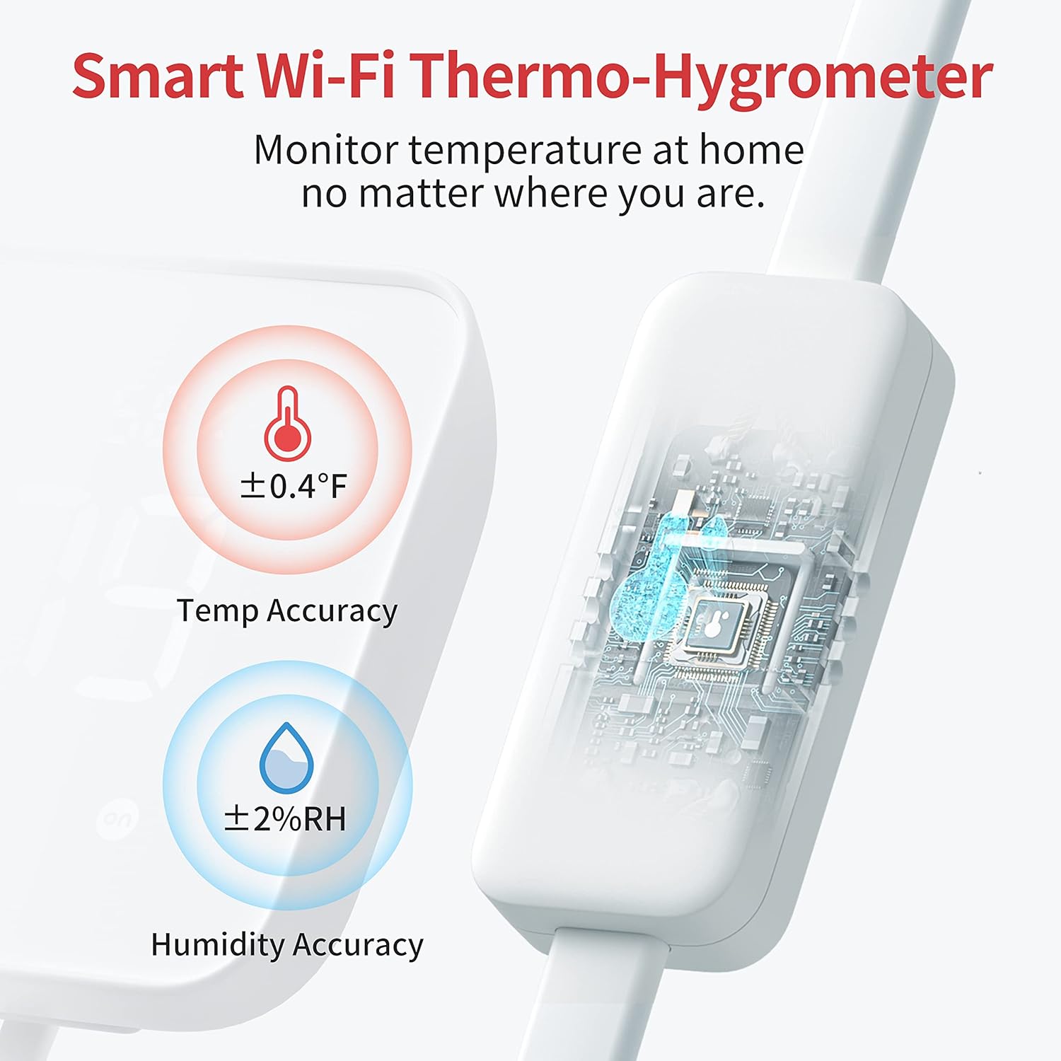 WiFi Thermometer Hygrometer, I - Smart Home Wifi Hub のレビューと価格
