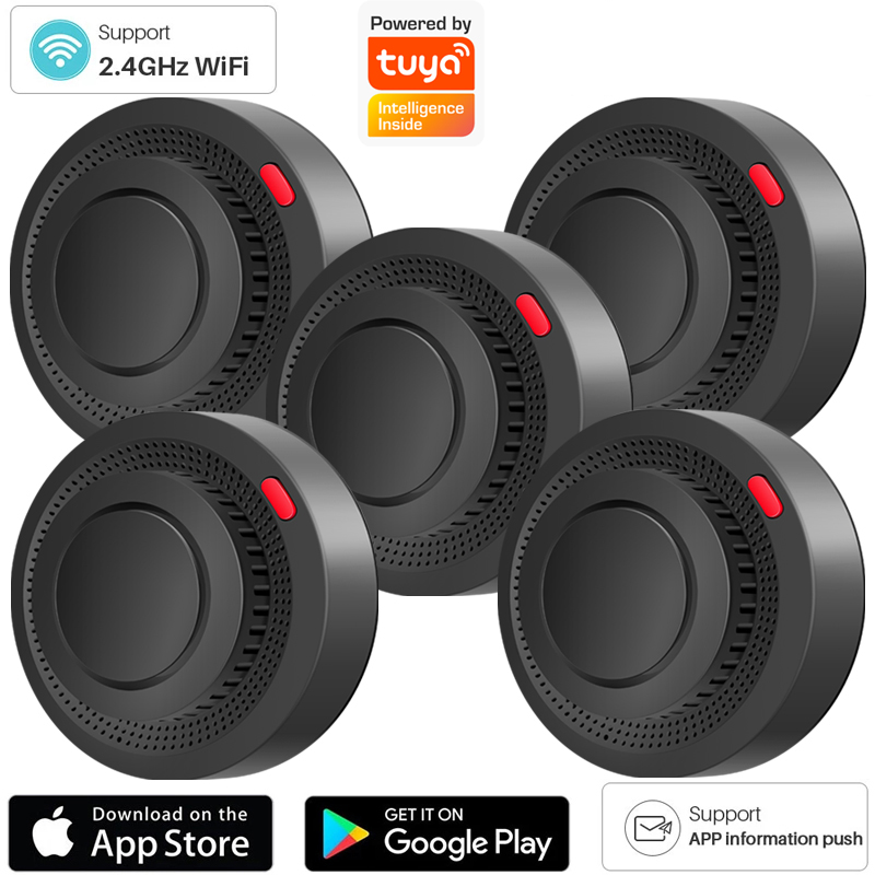 2.4G WiFi Smoke Detector Wirel - Smart Smoke Detector のレビューと価格