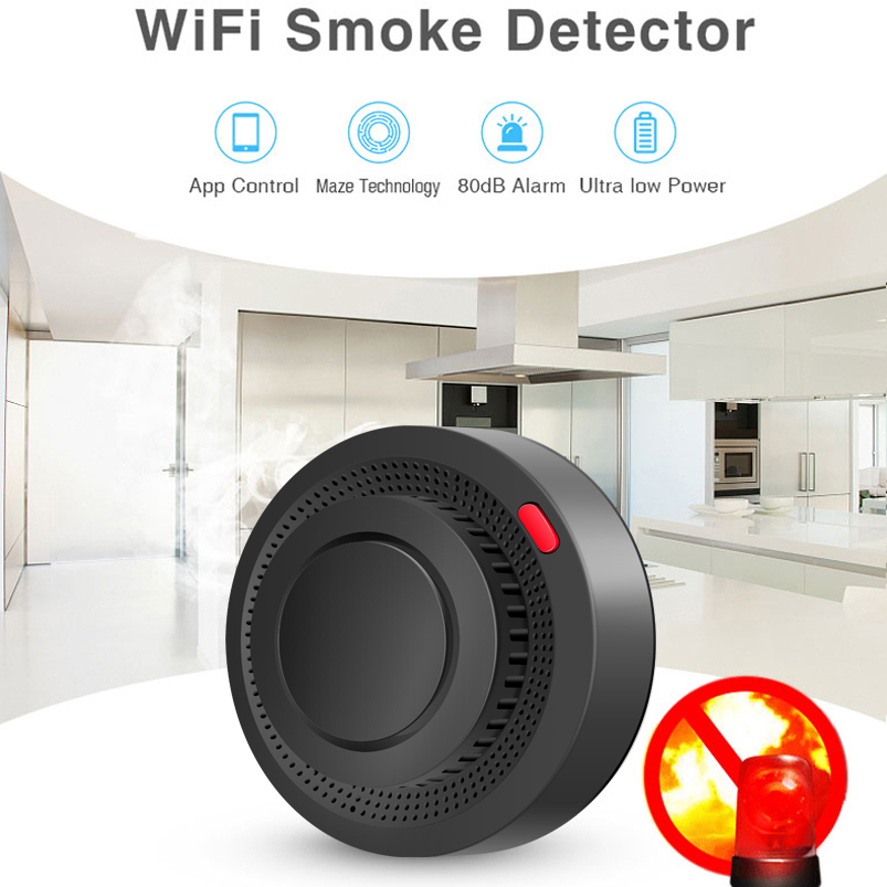 2.4G WiFi Smoke Detector Wirel - Smart Smoke Detector のレビューと価格