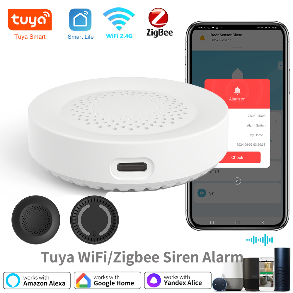 Tuya Zigbee WiFi Siren Alarm F - Smart Home Wifi Hub のレビューと価格
