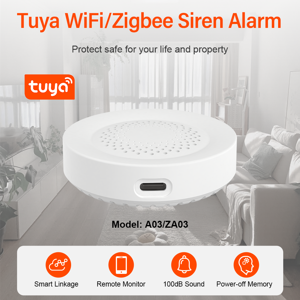 Tuya Zigbee WiFi Siren Alarm F - Smart Home Wifi Hub のレビューと価格